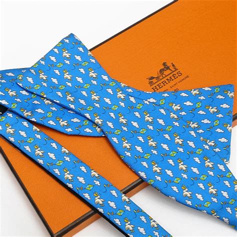 hermes horseshoe tie|Hermes bow ties for men.